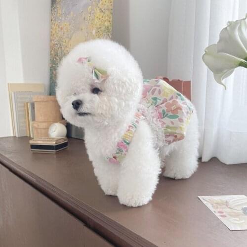 Pet Summer Clothes Cat Puppy Skirt Yorkshire Chihuahua Pomeranian Shih Tzu maltese Poodle Bichon Schnauzer Clothing Pet Costumes