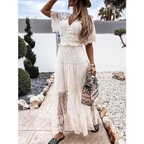 Белые летние платья MAFIRRY China At AliExpress