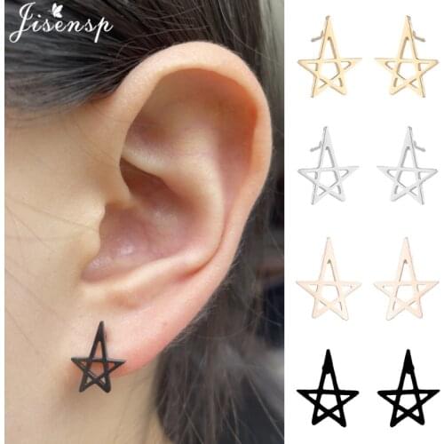Fashion Star Piercing Stud Earrings for Women Mini Stainless Steel Earings Everyday Teen Mothersday Celestial Birthday Gifts