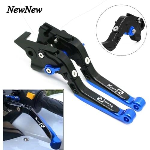 Motorcycle Adjustable Extendable Folding Brake Clutch Lever Handlebar Handle Grips For BMW K1200R K 1200 R K1200 R 2005-2008