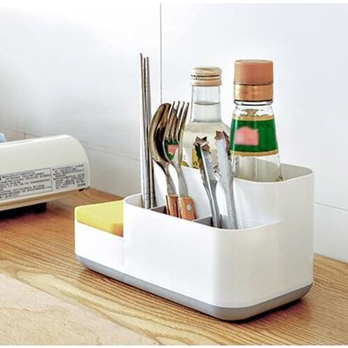 Desktop Sundries Storage Box Kitchen Spice Organizer Bins Rack Cosmetic Skin Care Products Plastic Jewelry Storage Rack Boxes