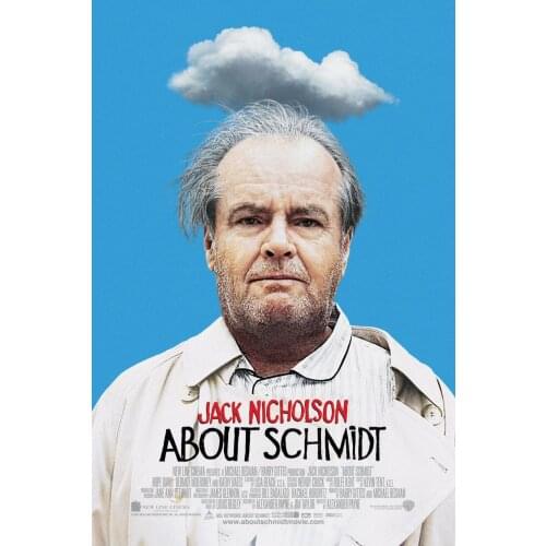 NEW ABOUT SCHMIDT JACK NICKOLSON MOVIE Art print Silk poster Home Wall Decor