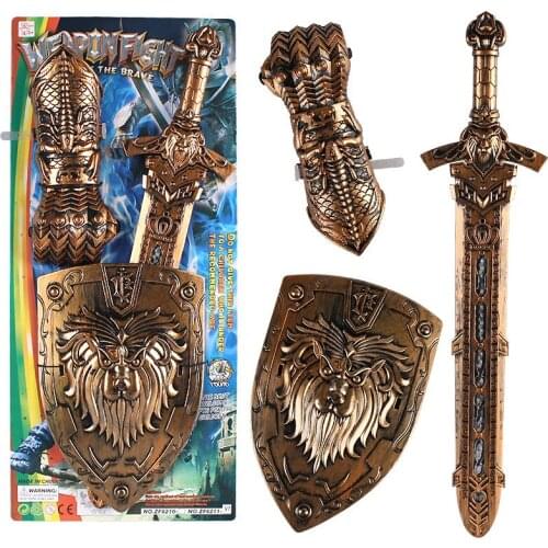 New Arrival Cosplay Sword Bronze Weapon Set Combination Model Simulation Weapon Ninja Toys for Children