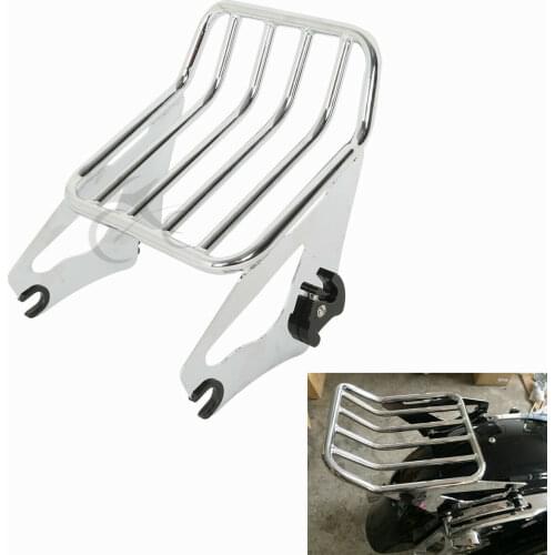 Detachable Two-Up Luggage Rack For Harley Touring Road Glide Street Glide Electra Glide Road King 2009-2020