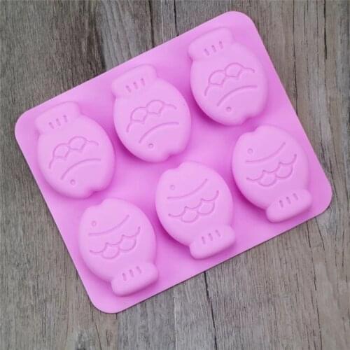 Cartoon Fish Silicone Cake Mold Mould Chocolate Cake Cookie Soap Molds Ice Cube Tray