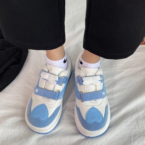 Lolita love Japanese round head shoes jk casual sports platform shoes women kawaii shoes cosplay loli daily single shoes