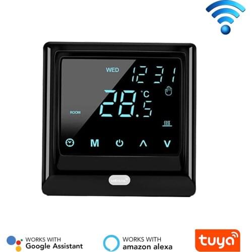 Tuya Smart Thermostat WiFi LCD Temperature Control panel for Floor Heating Works with Google Home, Alexa