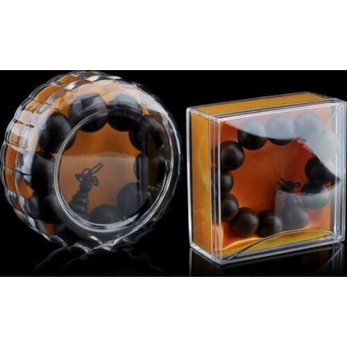 High Quality Clear Acrylic Bracelet Chain Holder Bangle Display Box Necklace Packaging Box Pearl Organizer F20173517