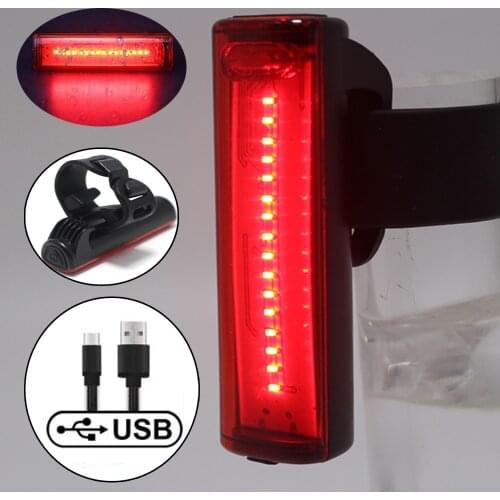 Super bright Bike Light Headlight Rear Light USB Built-in battery Taillight Waterproof Tail Lamp Safety Warning Flash Lamp
