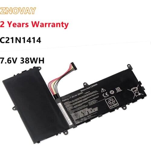 ZNOVAY C21N1414 Laptop Battery For ASUS EeeBook X205T X205TA X205TA-BING-FD015B 11.6" Battery C21N1414 7.6V 38Wh