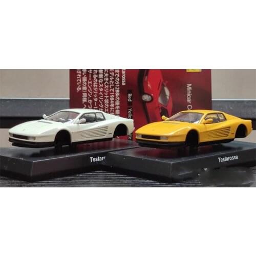 1/64 Kyosho Alloy Car Ferraris Testarossa White Yellow