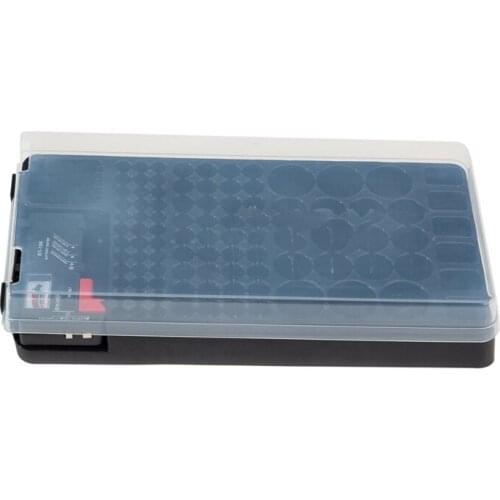 106 Grid Battery Management Box with BT-168 Battery Tester for AAA, AA, 9V, C, D and Button Battery Testing