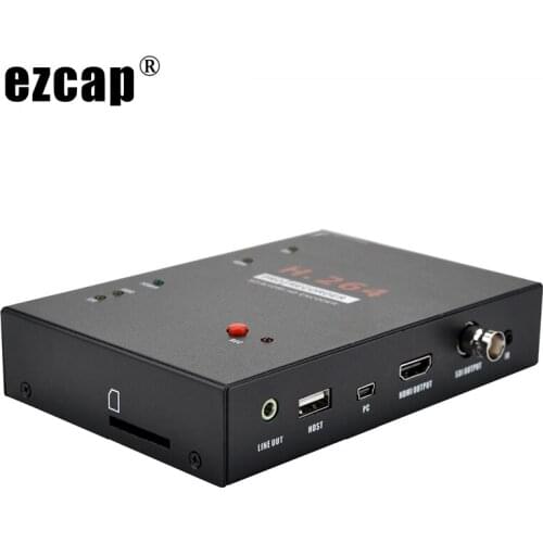 1080P HDMI SDI Audio Video Capture Card Game Recorder for PS4 XBOX Switch HD Camera Medical Video Recording Box To USB U Disk