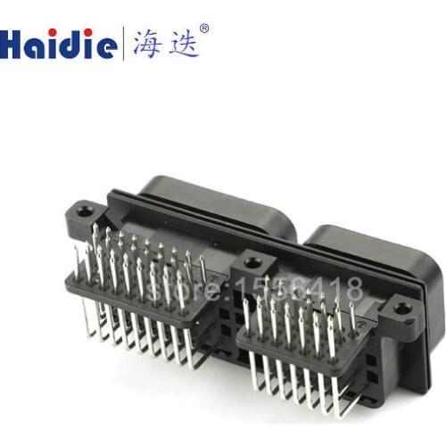 1set auto 60pin Male PCB plug 26pin add 34pin ECU cable wiring harness connector 6437288-3