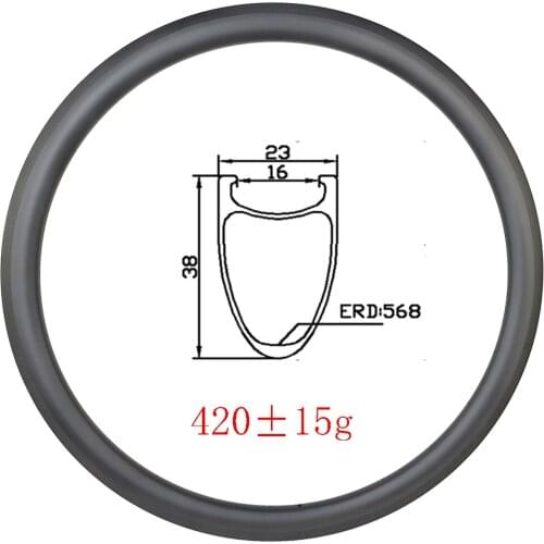 700C 38x23 carbon rim Clincher 38C V-brake basalt track 23mm wide UD 3K 12k matte glossy XC gravel road bike 18 20 24 28 32holes