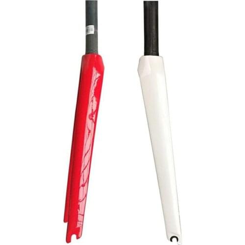 700C Full Carbon Fiber Road Fixed Gear Fork 28.6MM Road Bike Full Carbon Straight Tube Front Fork