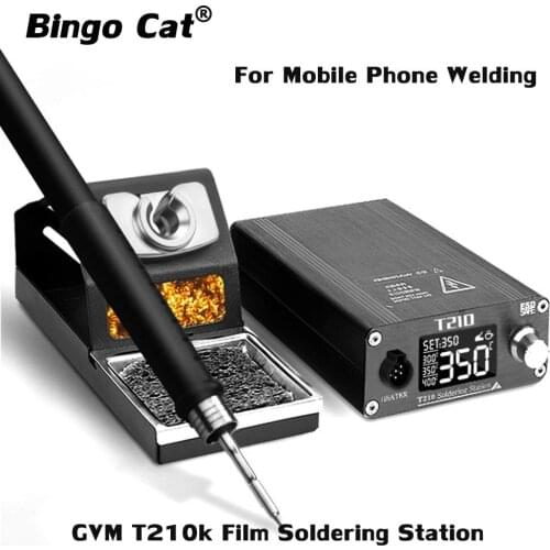 GVM T210 Rapid Warming Automatic Sleep 2S Melting Tin Professional Mobile Phone Repair Constant Temperature Soldering Station