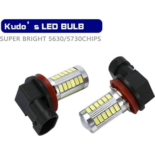 H4 H7 H11 H8 9005 9006 Car LED Fog lights Signal Lamp Running Bulbs 5630 33SMD HB3 HB4 Canbus White Lights Reserve Accessories