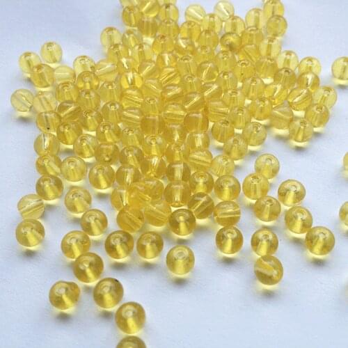 Free shipping 250g/lot gold yellow crystal beads scattered bead curtain 4 mm glass bead curtain diy manual weaving beads