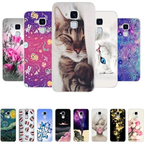 Case Cover For Huawei GT3 / Honor 7 Lite / Huawei GR5 Mini Cover Fashion Soft Silicone TPU Phone Case For Huawei GT3 Fundas 5.2"