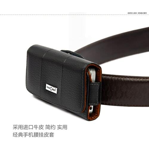 SZLHRSD Retro Genuine Leather Waist Belt Clip Pouch Cover For Doogee X30L Case for Oukitel K5000 BV7000 Pro Phone Bag