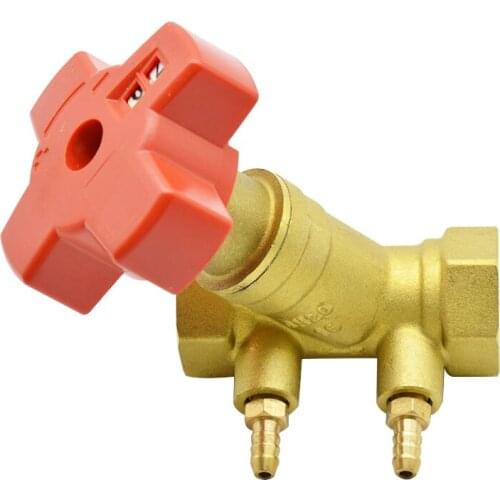 DN32 Central air-conditioning heating pipes Static balancing valve with digital Flow control valve
