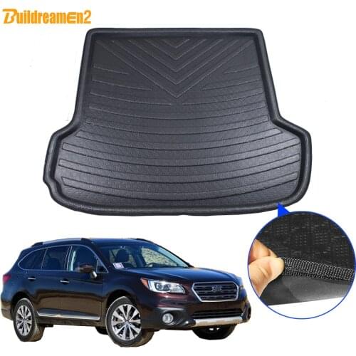 Cawanerl For Subaru Outback Car Trunk Mat Tail Tray Boot Liner Floor Cargo Mud Carpet Kick Pad 2015 2016 2017 2018