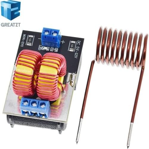 DC 5-12V Mini ZVS Low Voltage Induction Heating Power Supply Module Induction Heating board for induction Heating with Coil