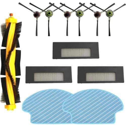 Multi-function spare parts mop head side brush HEPA filter main brush for Ecovacs Deebot DE55 DE53 vacuum cleaner