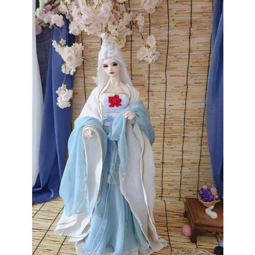 1/3 scale BJD clothes ancient costume dress Chinese Hanfu for BJD/SD SD16 EID woman big girl doll accessories C0666