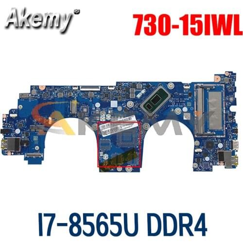 For Lenovo Yoga 730-15IWL laptop motherboard LA-G541P motherboard W/ CPU I7-8565U DDR4 FUR 5B20Z65362 5B20Z65361 Mainboard