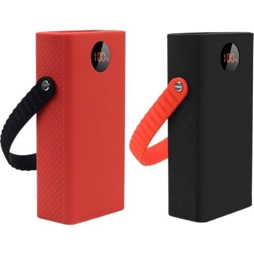 Top Silicone Case for ROMOSS Zeus PEA40 40000MAh Power Bank Anti-Slip/Anti-Fall Soft Cover Portable Protective Sleeve