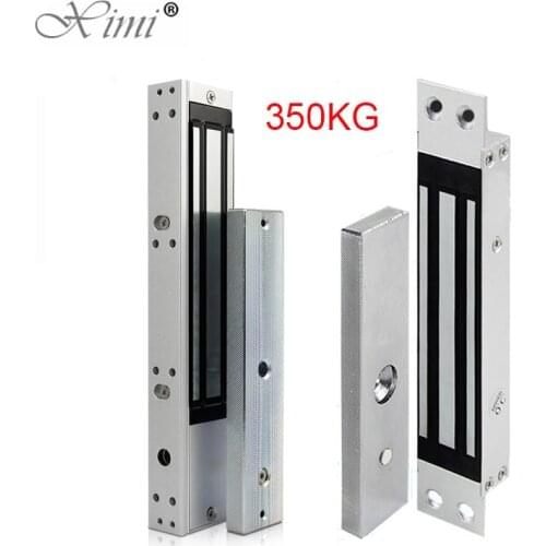 350KG EM Lock With Led Function 12V/24V Fail-Safe Smart Door Lock 800LBS Magnetic Lock With Led Embedded Electromagnetic Lock