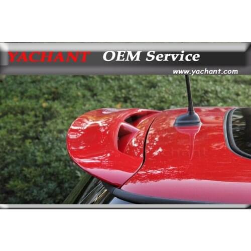Fiber Glass FRP Rear Roof Spoiler Fit For 2006-2013 Mini R56 Hatch Hardtop Cooper S Base Roof Spoiler Wing For Cooper & S