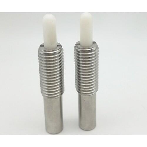 1pcs M16 stainless steel Allen telescopic buffer positioning screw resin convex pin spring plunger bolt 10mm-20mm long