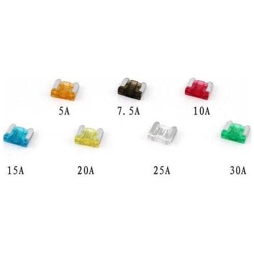 10PCS Car Truck MINI Standard Micro Blade Fuse 2 3 5 7.5 10 15 20 25 30 35 Amp ATM APM Auto Automotive