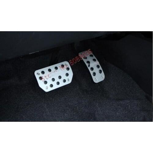 Aluminium Alloy Brake Pedal Pedale Cover For Suzuki Vitara Accessories 2015 2016 2017 2PCS