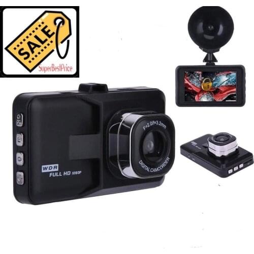 3 Inch Car Camera Full HD 1080P Car Driving Recorder Vehicle Camera DVR Dash Cam with Motion Detection G-Sensor