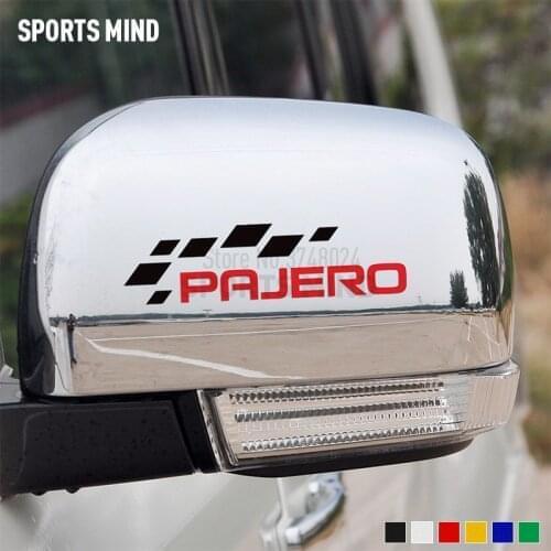 3 Pairs SPORTS MIND Car Sticker Decal Automobiles Car Styling For Mitsubishi Pajero Shogun Montero MK2 V20 Accessories
