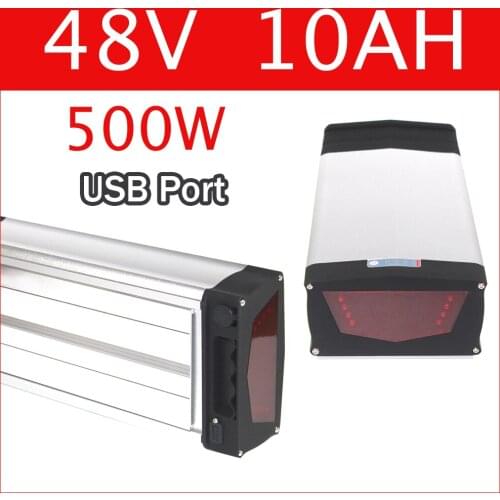 48V Electric bike 500W Lithium ion Battery with USB 2.0 Port 48v Ebike battery 48v li-ion