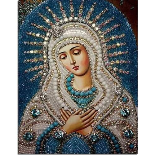 5D diy diamond painting cross stitch 3d diamond embroidery kits diamond mosaic religious Picture rhinestones embroidery