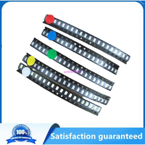5 x 100pcs/Color=500pcs New 1206 0805 0603 Red/Green/Blue/White/Yellow SMD LED kit