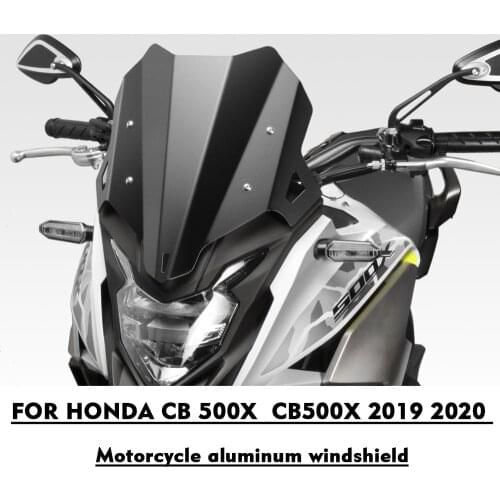 Motorcycle accessories Windscreen Windshield for Honda CB 500X cb500x CB 500 x Wind Shield Screen Protector Parts 2019-2020