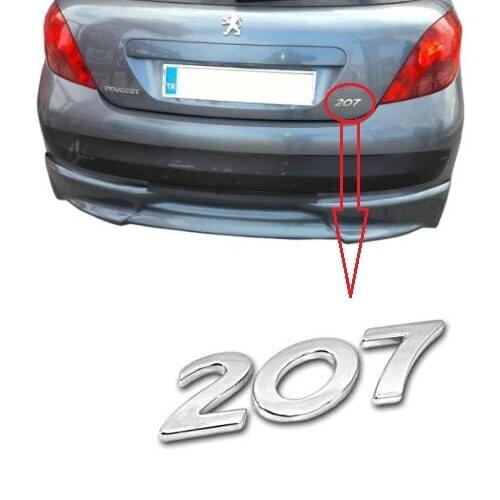 LUGGAGE COVER WRITE (207) for PEUGEOT 207 2003- 8665PV