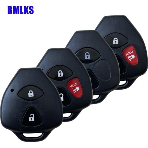 Car Remote Key Case Shell For Toyota Camry Corolla RAV4 Avalon Venza 2007 2008 2009 2010 2011 Key No Blade 2 3 4 Buttons
