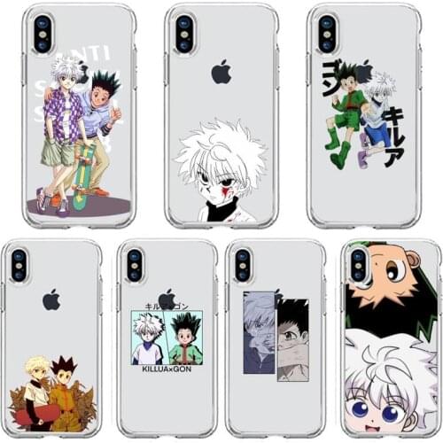 HUNTER x HUNTER Phone Case Transparent soft For iphone 5 5s 5c se 6 6s 7 8 11 12 plus mini x xs xr pro max