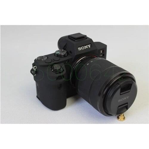 Black color Soft Silicone Case Camera Protective Body Bag For Sony ILCE-7M2 A7ii A7II A7R2 Mark 2 Rubber Cover Battery Openning