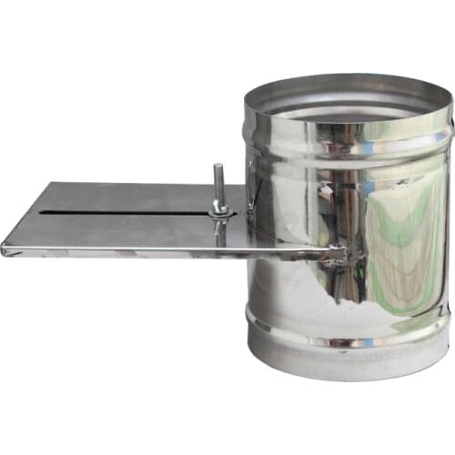 Damper Air Valve Motorized Check Valve for 3/4/5/6/8inch Pipe 80/100/125/150/200mm with Board Galvanized