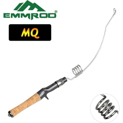 Emmrod Stainless Portable Casting Fishing Pole Rod Fishing Tackle Sea Rod Lure Rod Ice Fishing rod Boat/Raft Rod Rock Rod MQCoil