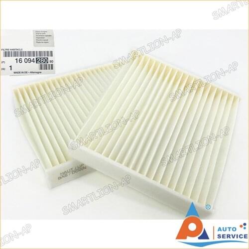 AC Filters (2 pics in one) 1609428080 Usde for Peugeot 301 2008 Citroen